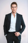 Desensiz Slim Fit Spor Siyah Erkek Ceket - Wessi