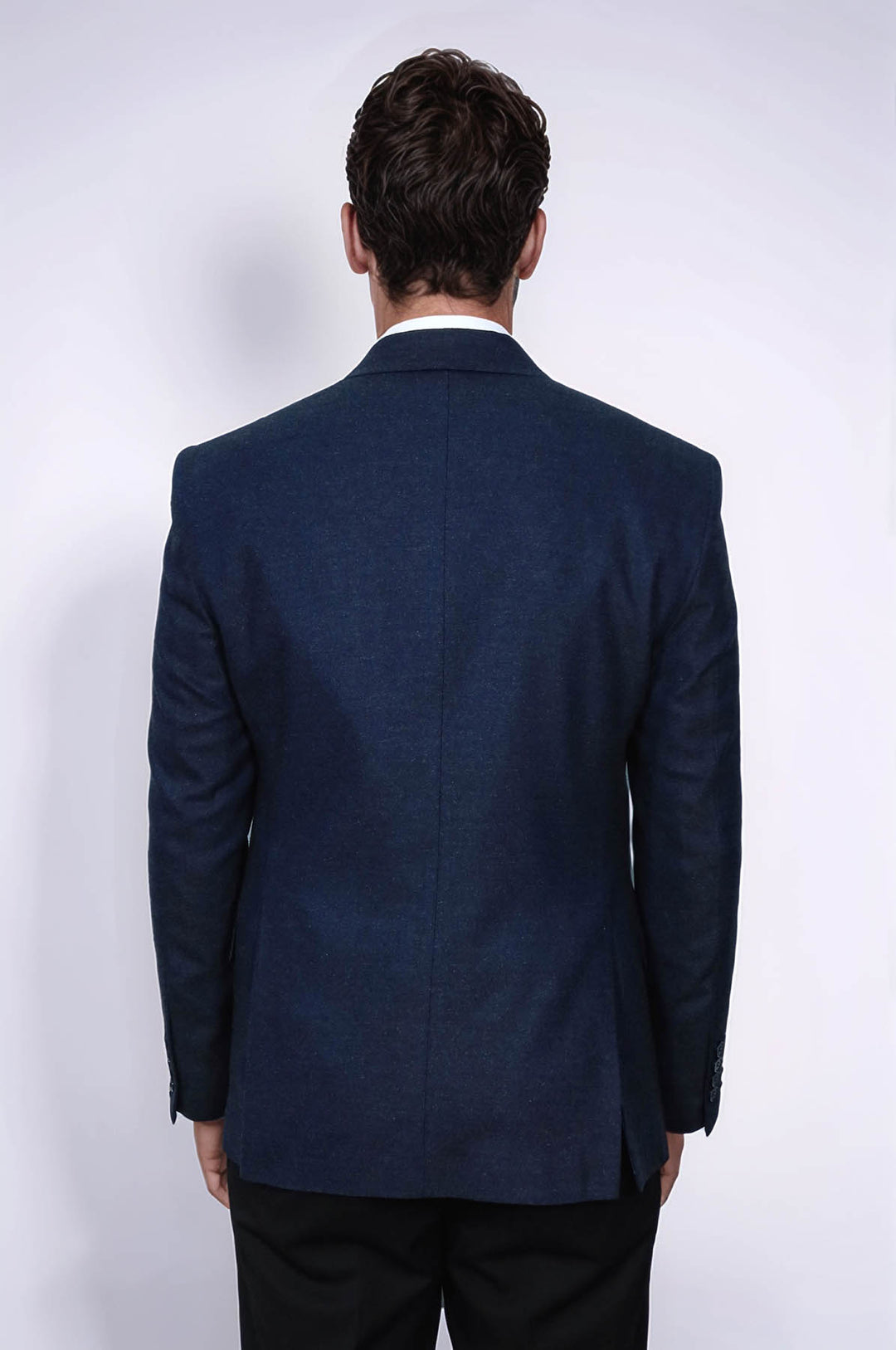 Düz Slim Fit Spor Lacivert Erkek Ceket - Wessi
