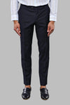Slim Fit Düz Lacivert Erkek Kumaş Pantolon - Wessi