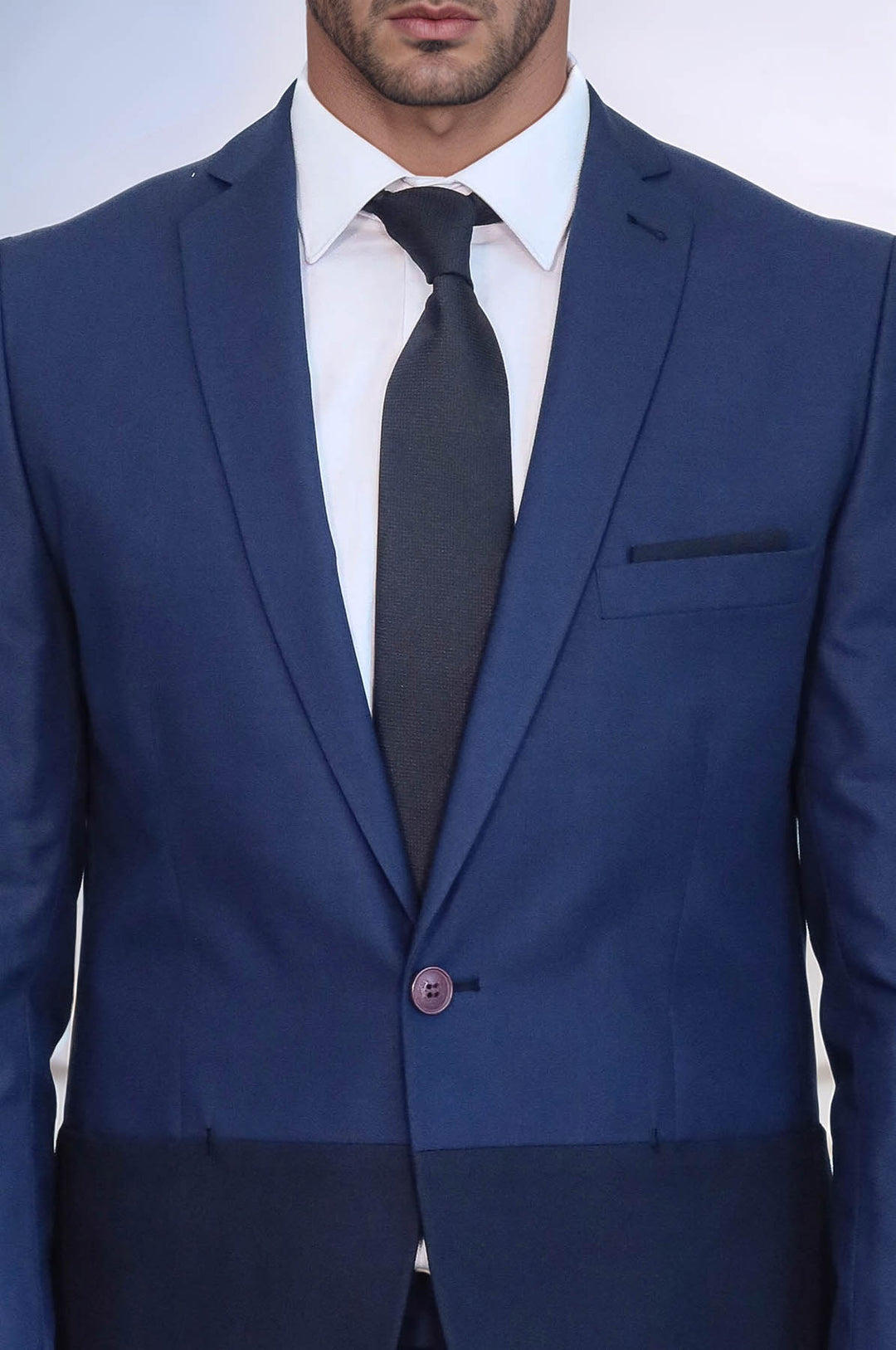 Renk Geçişli Lacivert Takım Elbise | Wessi