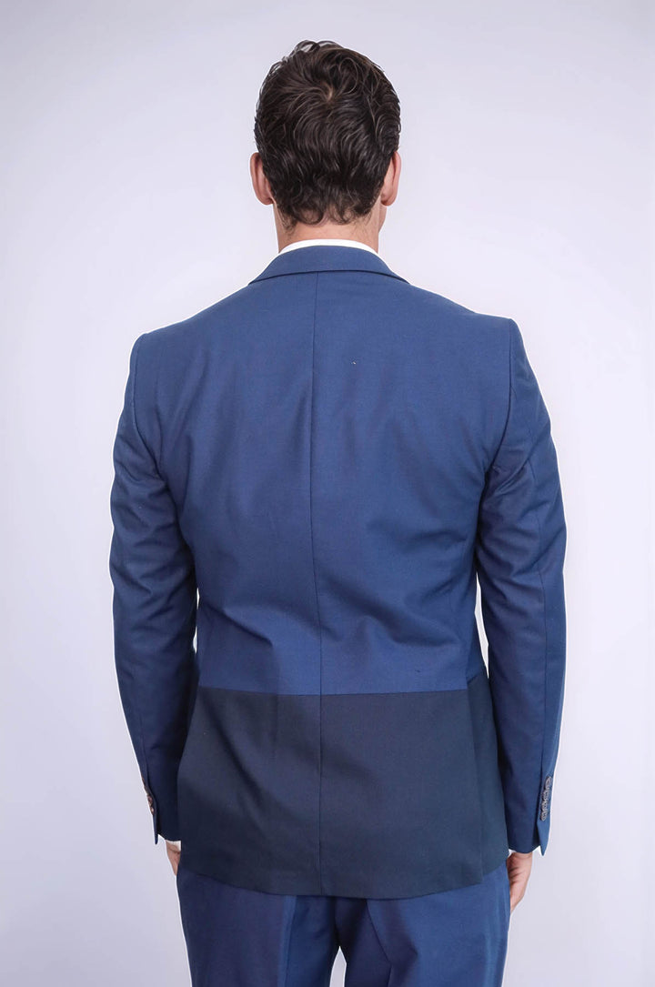 Renk Geçişli Lacivert Takım Elbise | Wessi