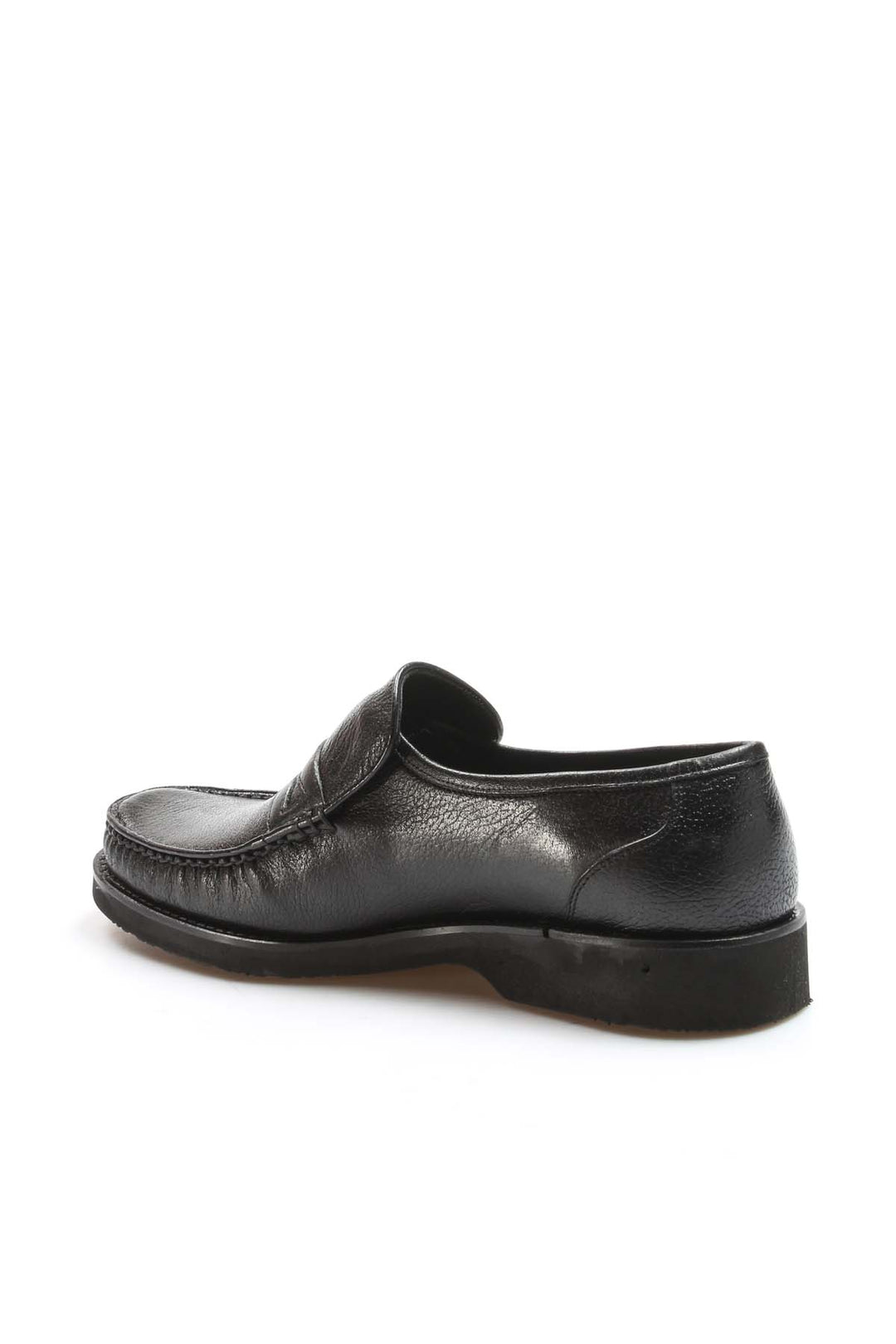 Klasik Erkek Siyah Deri Loafer - Wessi