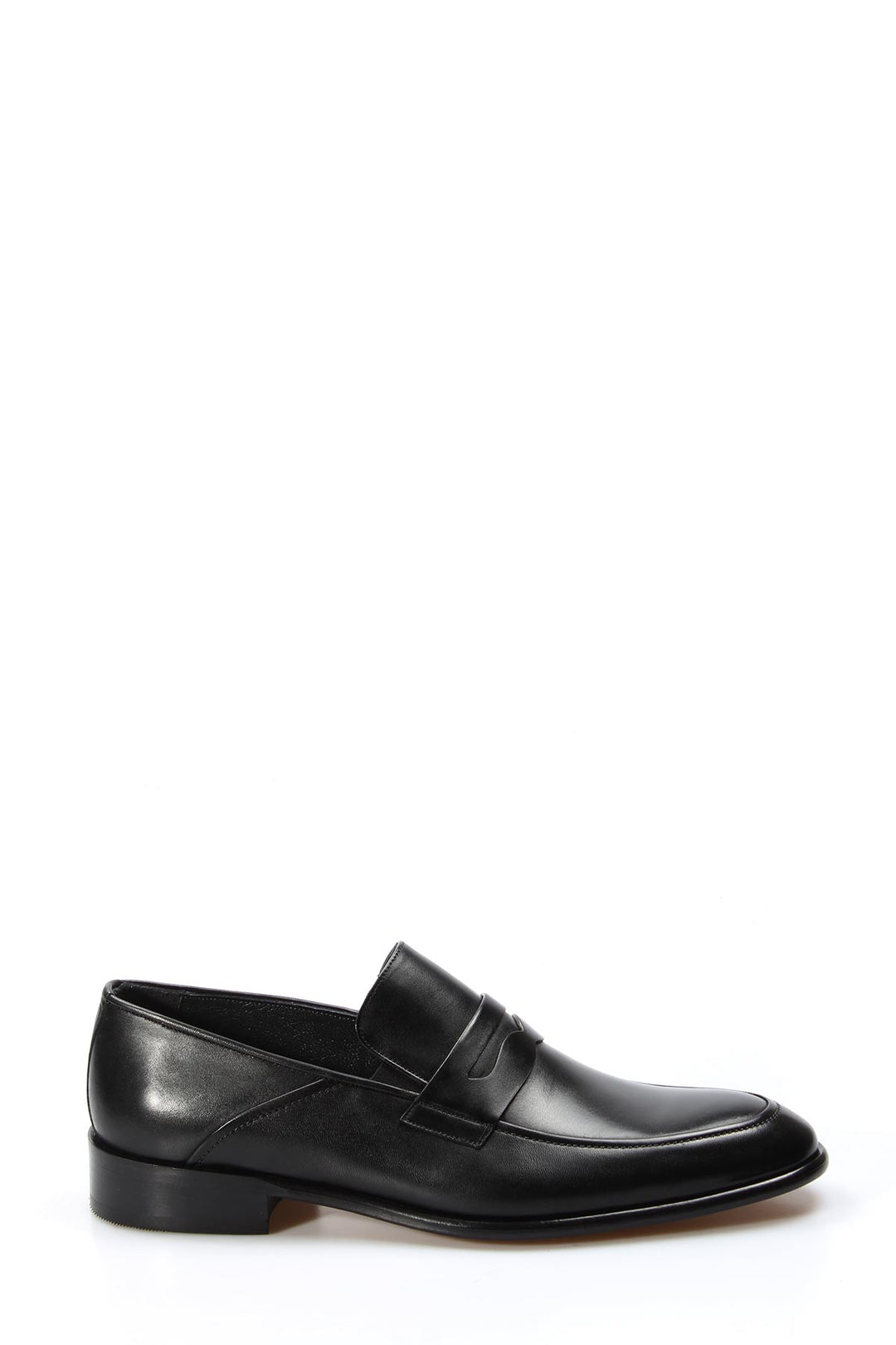 Erkek Siyah Deri Klasik Loafer - Wessi