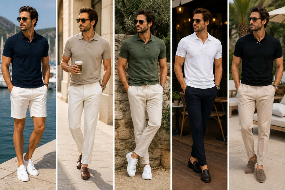 Polo Yaka T-shirt Nasıl Kombinlenir? Yazın Her Ortama Uygun 5 Şık Kombin Önerisi