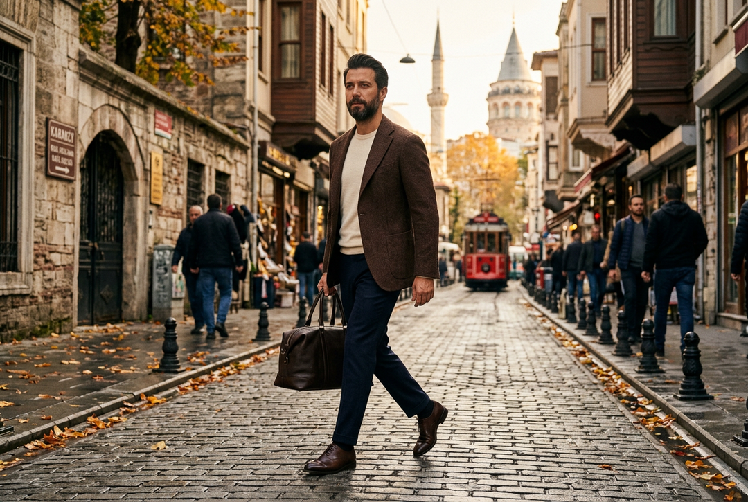 Kahverengi Blazer Ceket Altına Hangi Renk Pantolon Giyilir?