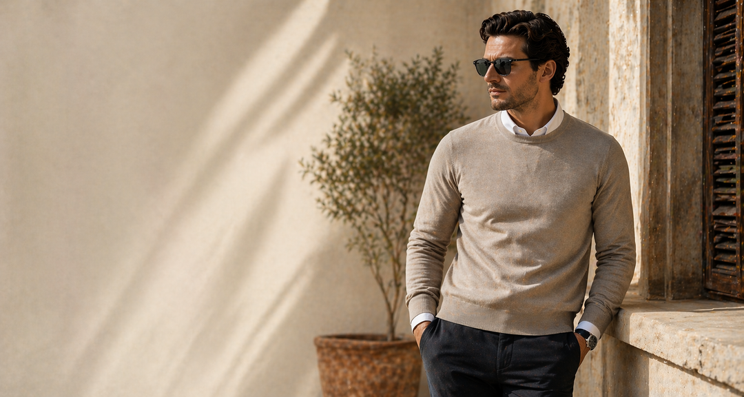 Bisiklet Yaka Kazak İçine Gömlek Giyilir mi?