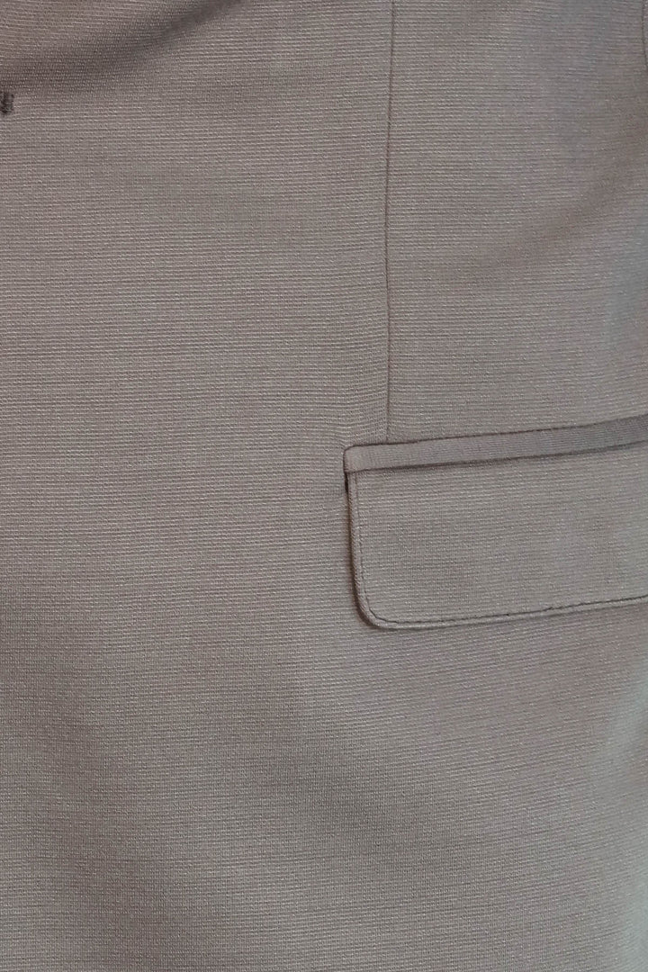 Penye Bej Slim Fit Ceket | Wessi