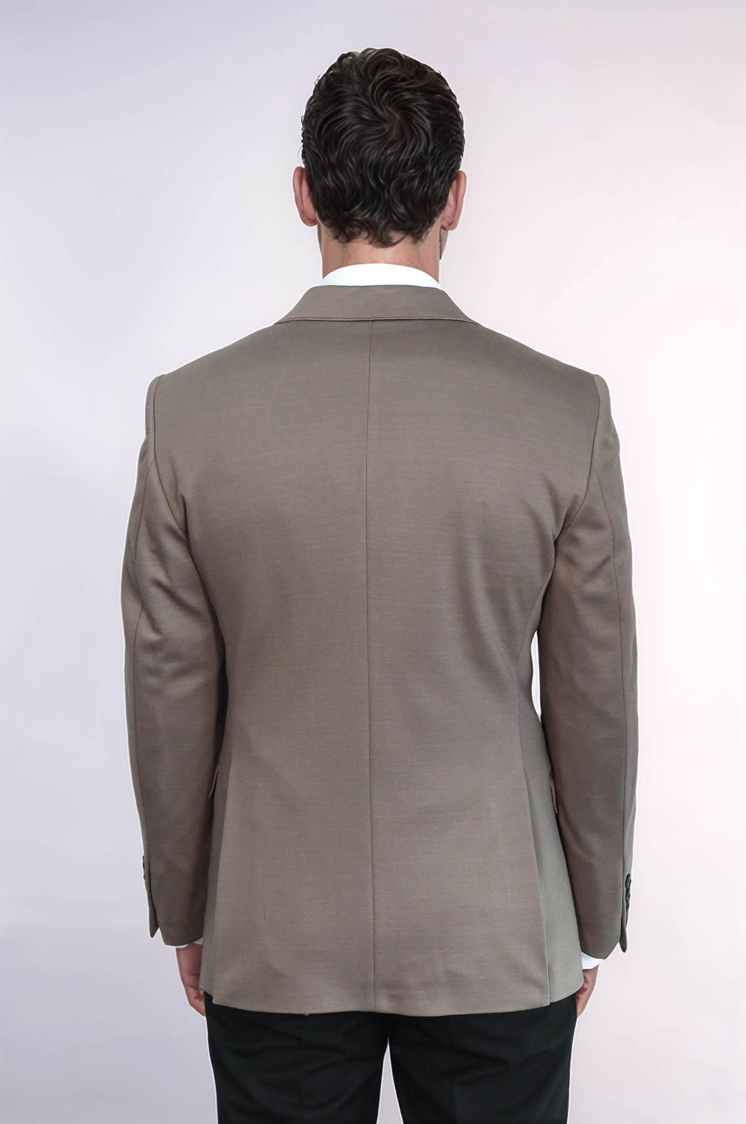 Penye Bej Slim Fit Ceket | Wessi