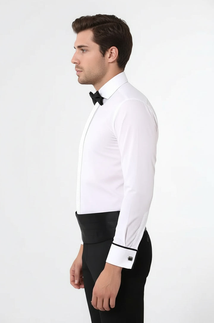 Beyaz Damatlık Gömlek | Wessi