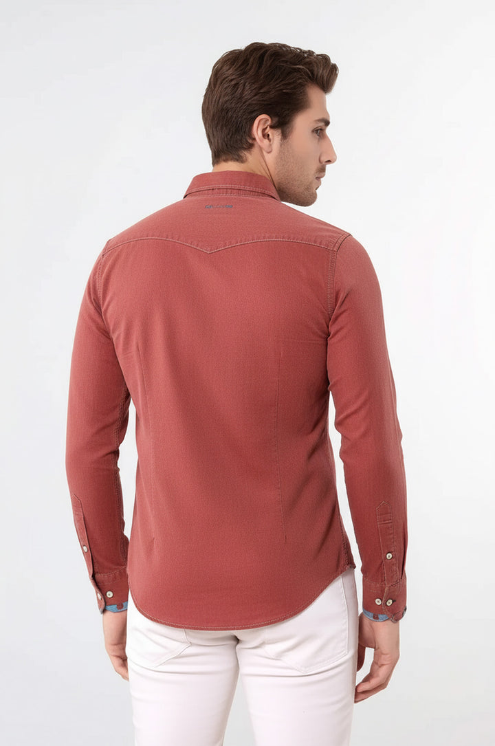 Modelli Bordo Erkek Gömlek - Wessi