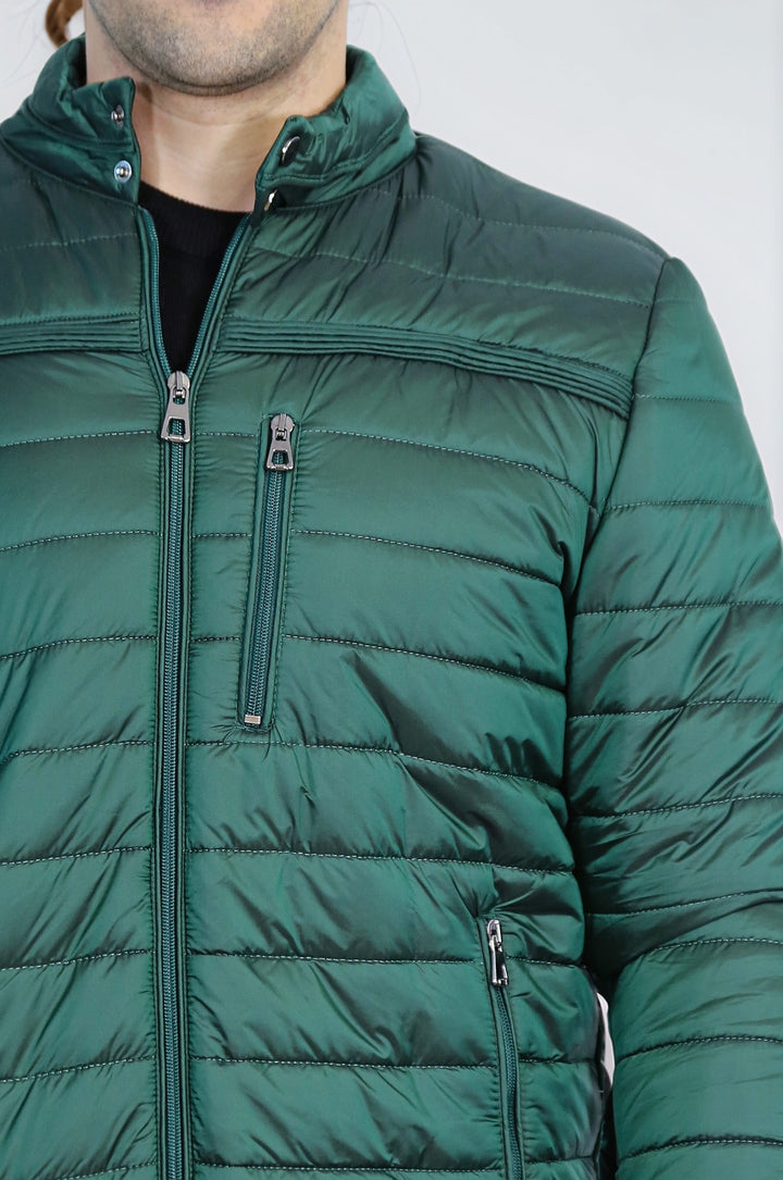 Şişme Yeşil Erkek Mont - Wessi