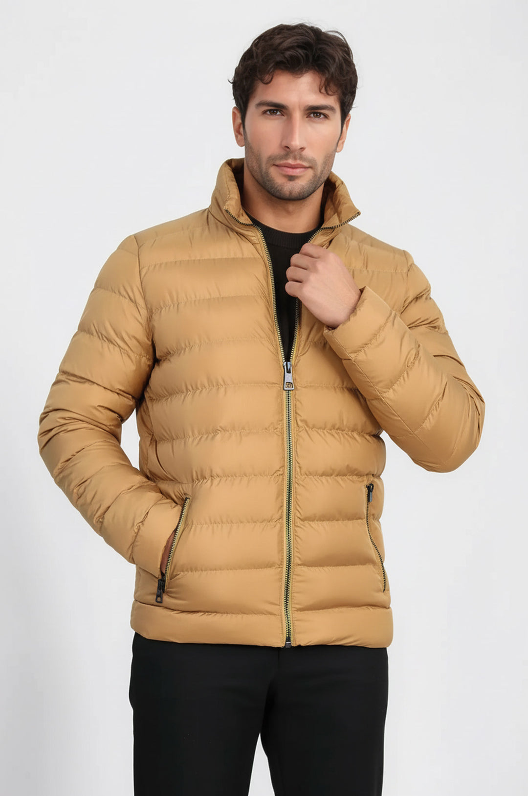 Taba Kısa Erkek Şişme Mont | Wessi