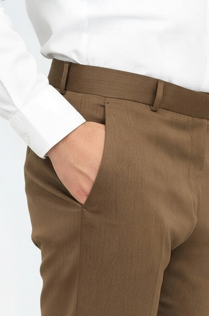 Slim Fit Taba Erkek Pantolon - Wessi