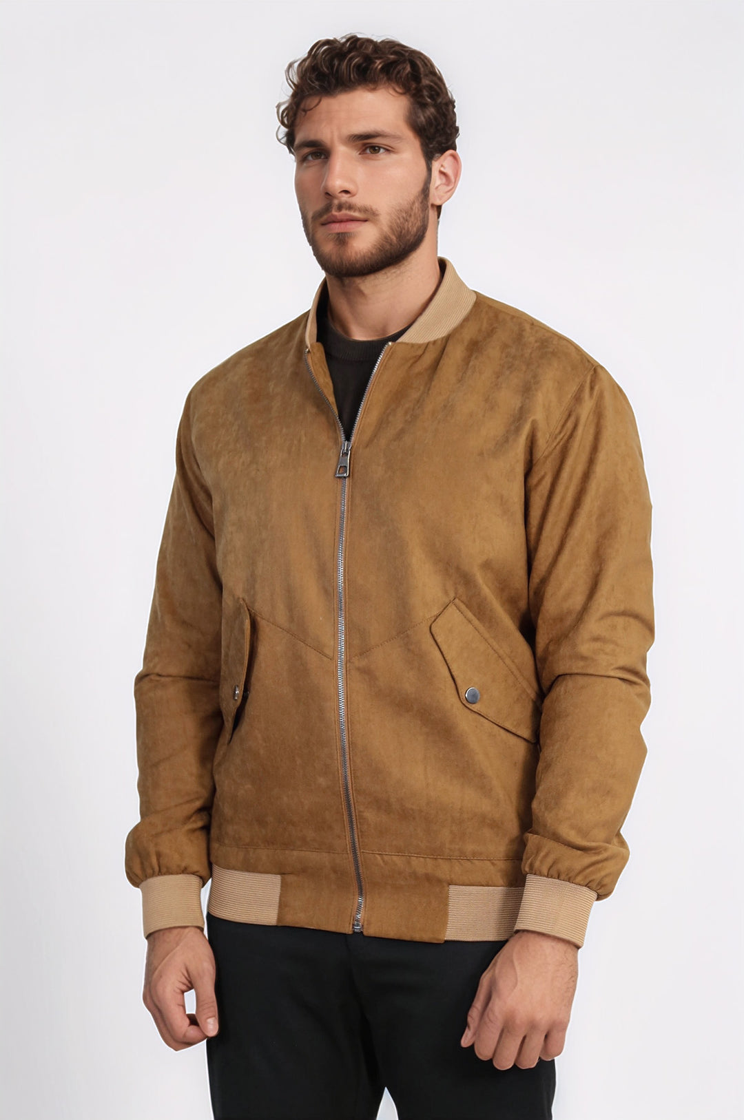 Taba Cepli Süet Bomber Mont - Wessi