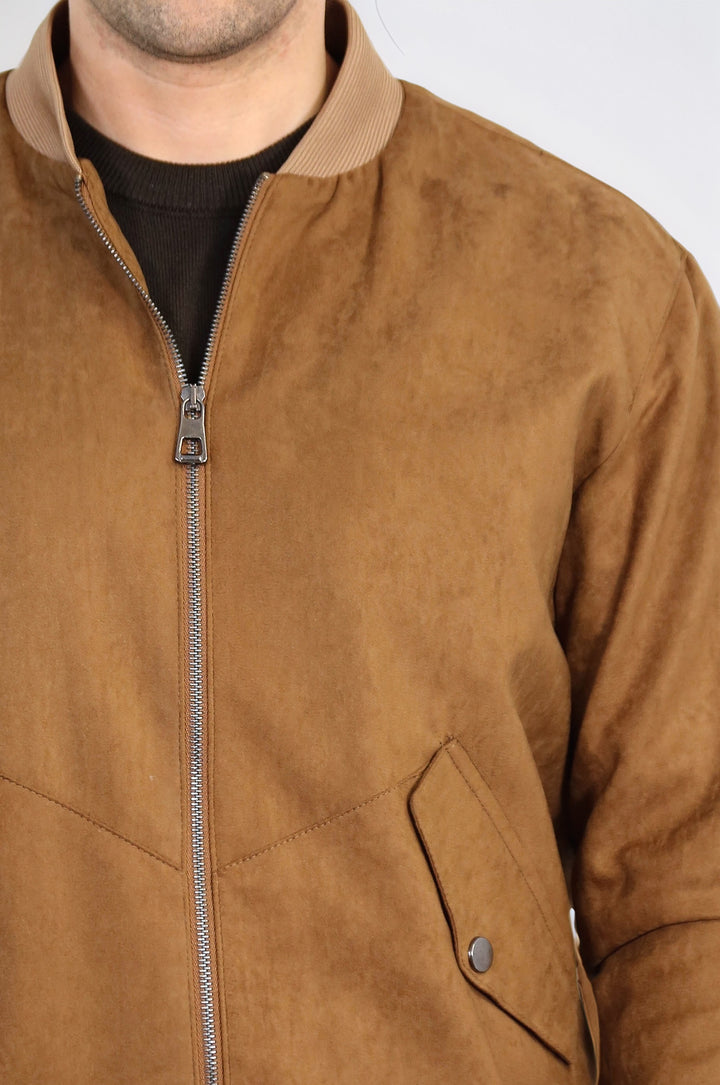 Taba Cepli Süet Bomber Mont - Wessi