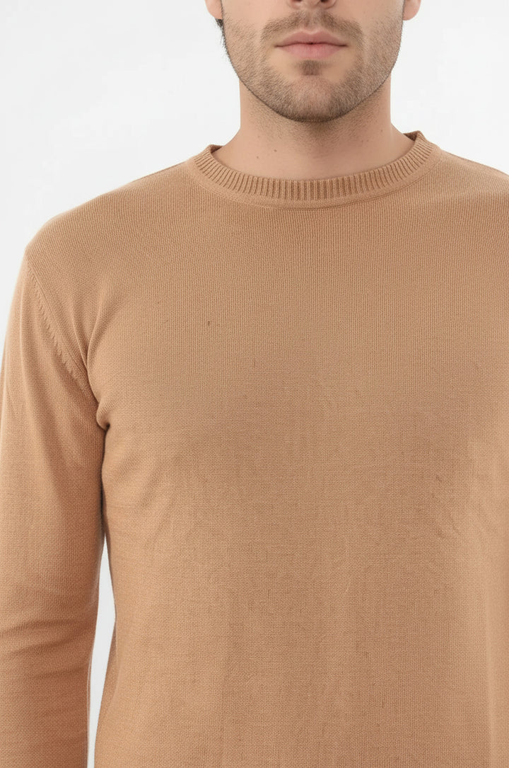 Bisiklet Yaka Taba Triko - Wessi