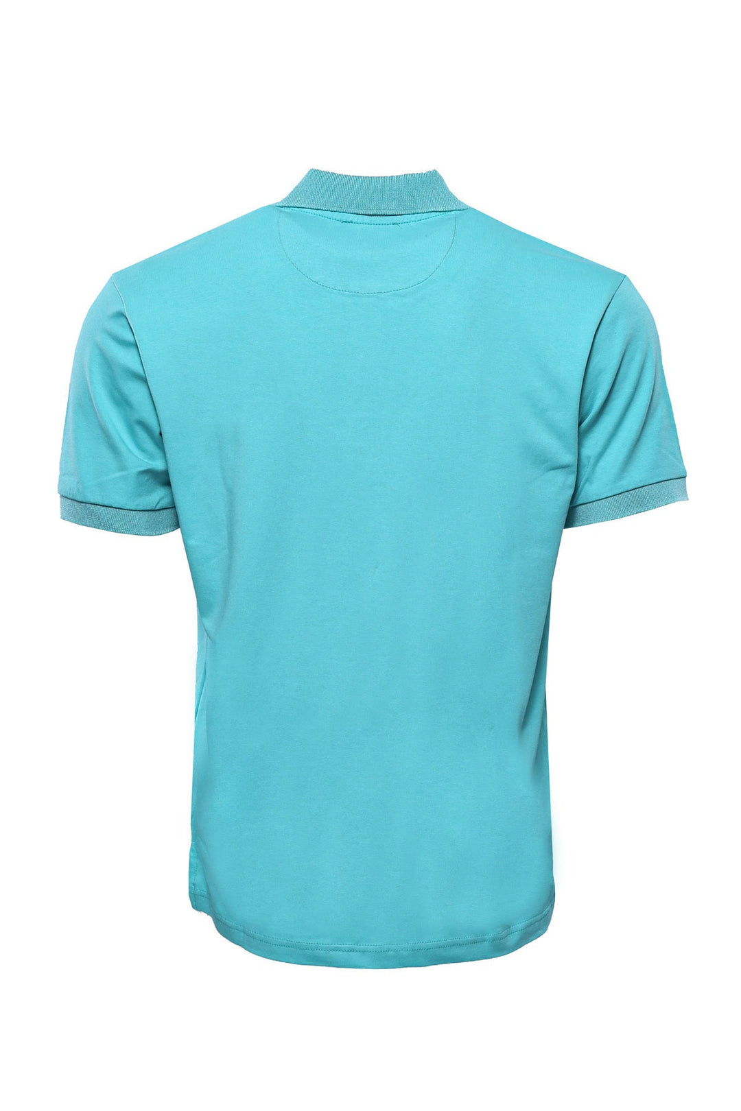 Polo Yaka Düz Yeşil T-shirt | Wessi