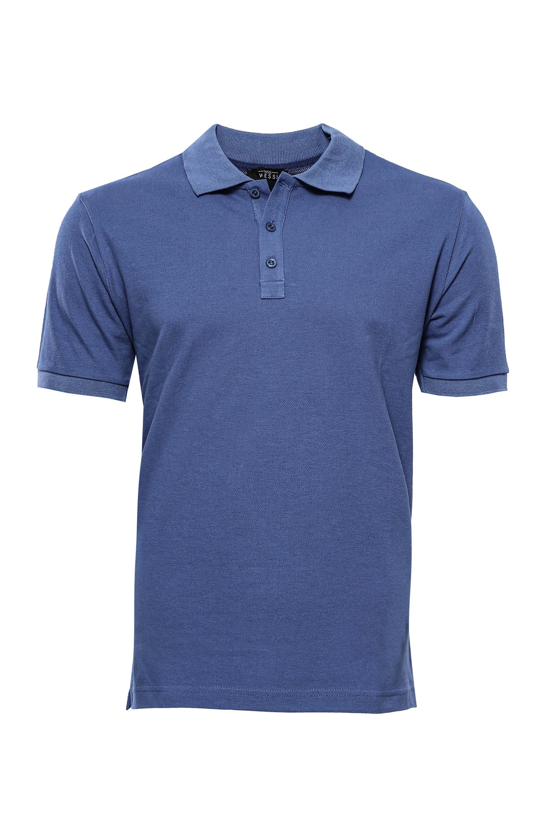 Polo Yaka Oxford Koyu Mavi T-shirt | Wessi
