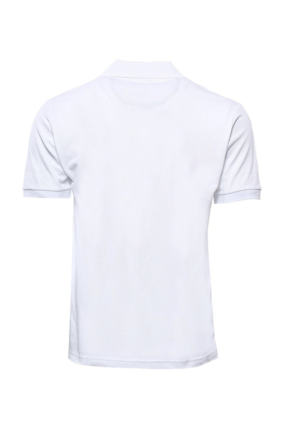 Polo Yaka Oxford Beyaz T-shirt - Wessi
