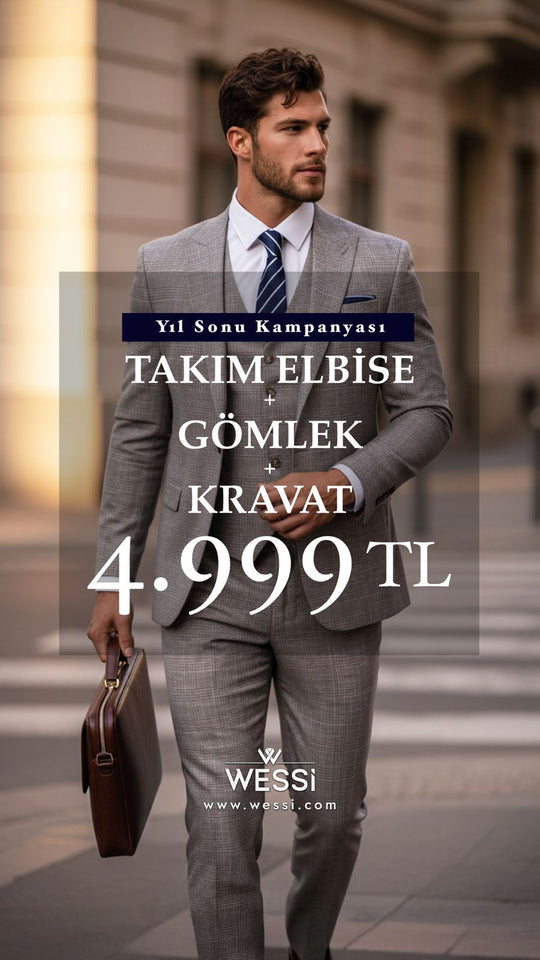 Kombini Sen Yap : Takım + Gömlek + Kravat