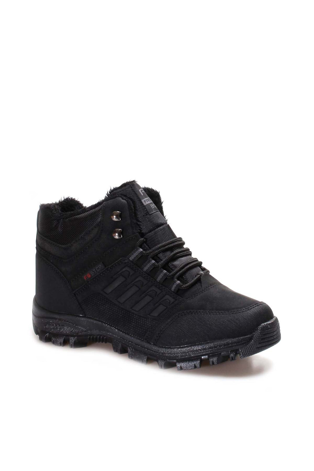 Kürk Astarlı ve Dayanıklı Tabanlı Erkek Siyah Outdoor Bot - Wessi
