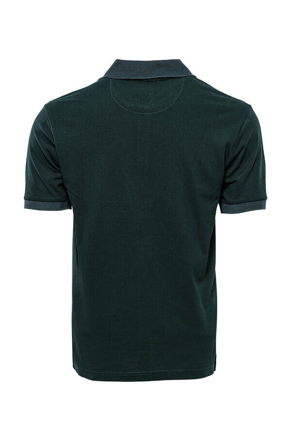 Polo Yaka Oxford Yeşil T-shirt | Wessi