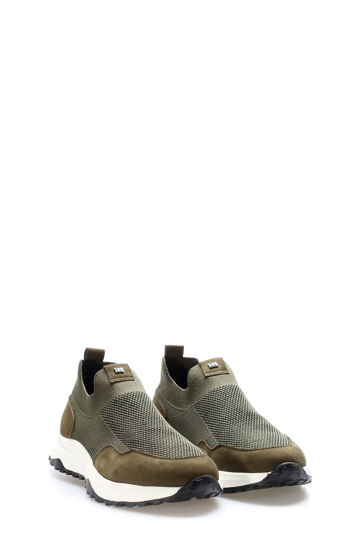 Hakiki Deri Erkek Casual Ayakkabı 214MA2428 Haki - Wessi