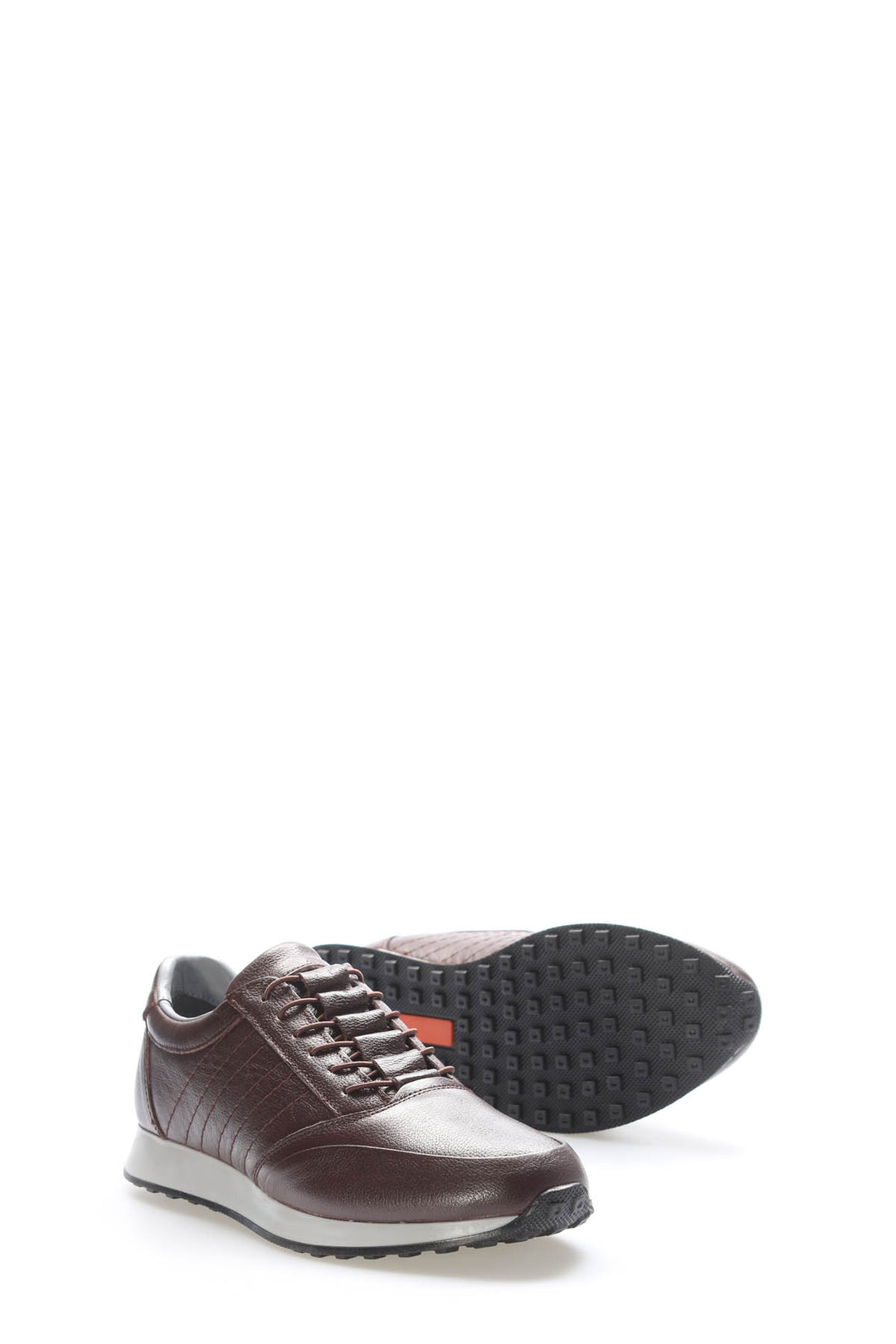 Hakiki Deri Erkek Casual Ayakkabı 951MA062TRM Kahve - Wessi