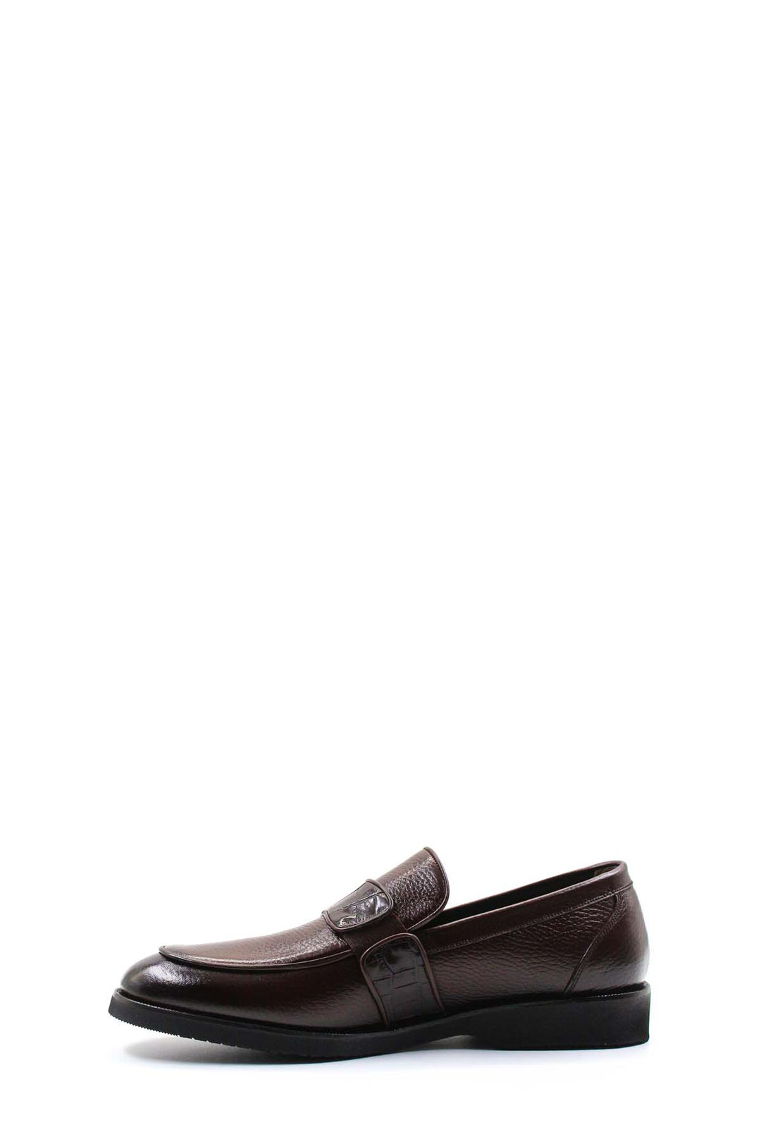 Erkek Kahverengi Deri Klasik Loafer - Wessi