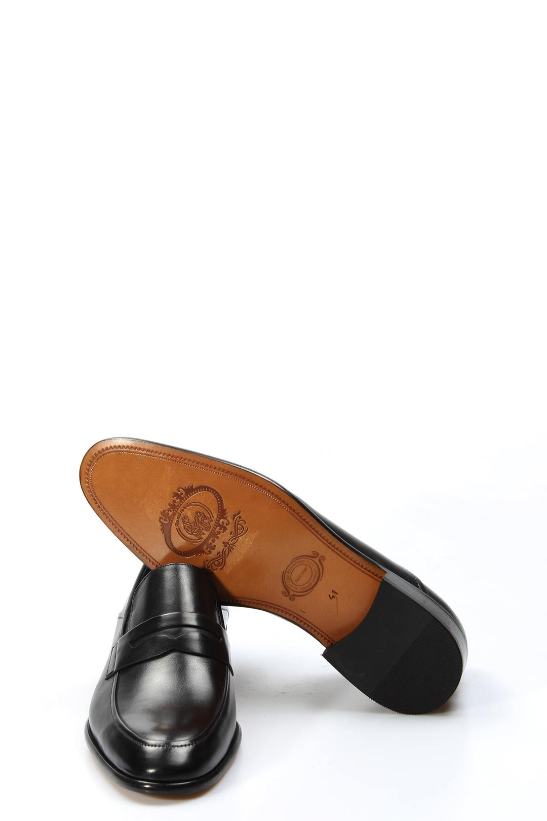 Erkek Siyah Deri Klasik Loafer - Wessi