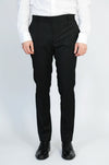 Slim Fit Düz Siyah Klasik Erkek Pantolon - Wessi