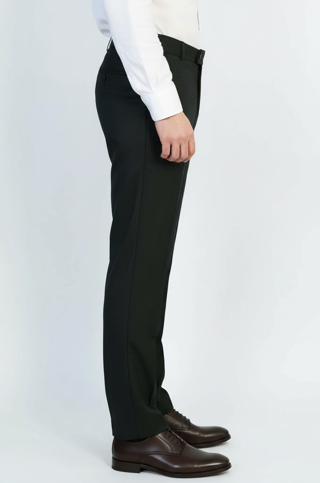 Antrasit Klasik Kesim Kumaş Pantolon - Wessi