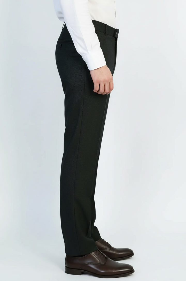 Antrasit Klasik Kesim Kumaş Pantolon - Wessi