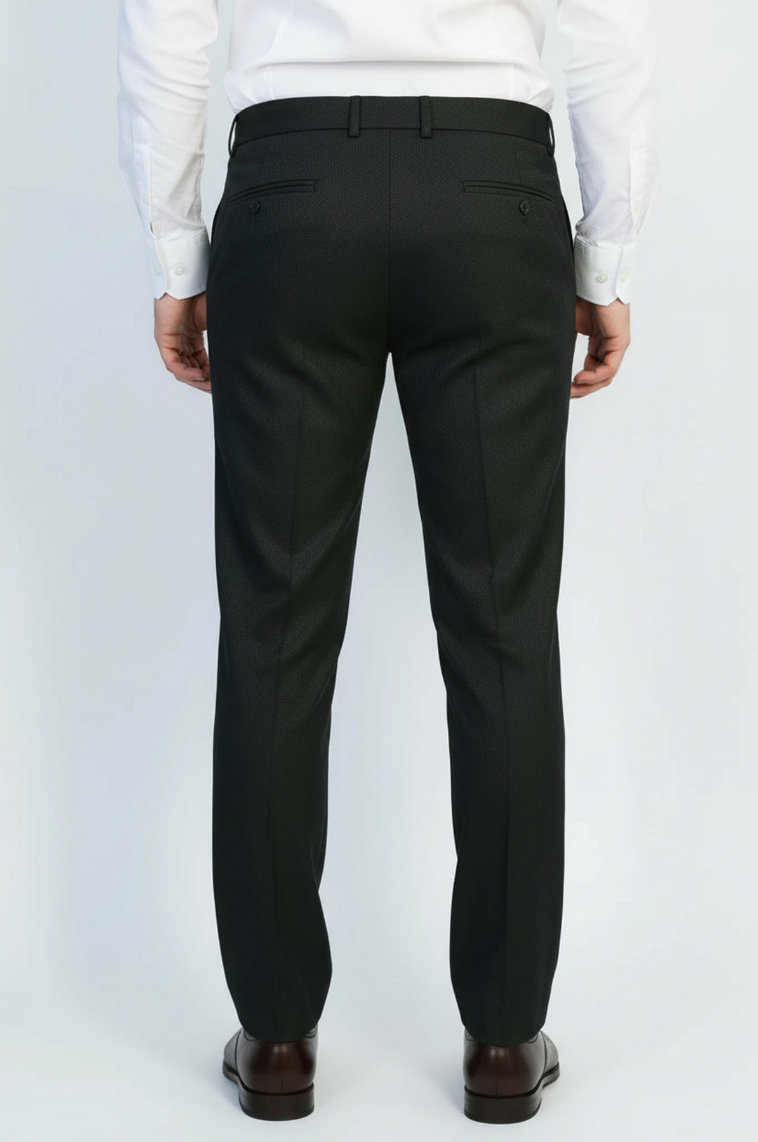 Antrasit Klasik Kesim Kumaş Pantolon - Wessi