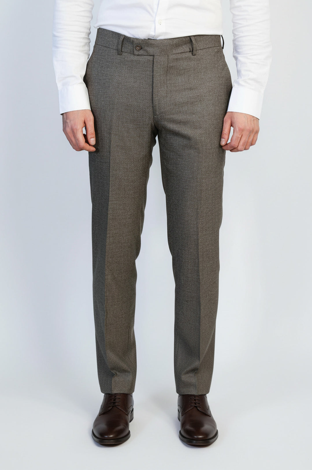 Toprak Tonu Desenli Kumaş Pantolon - Wessi