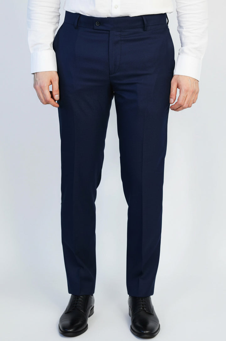 Gece Mavisi Slim Fit Kumaş Pantolon - Wessi