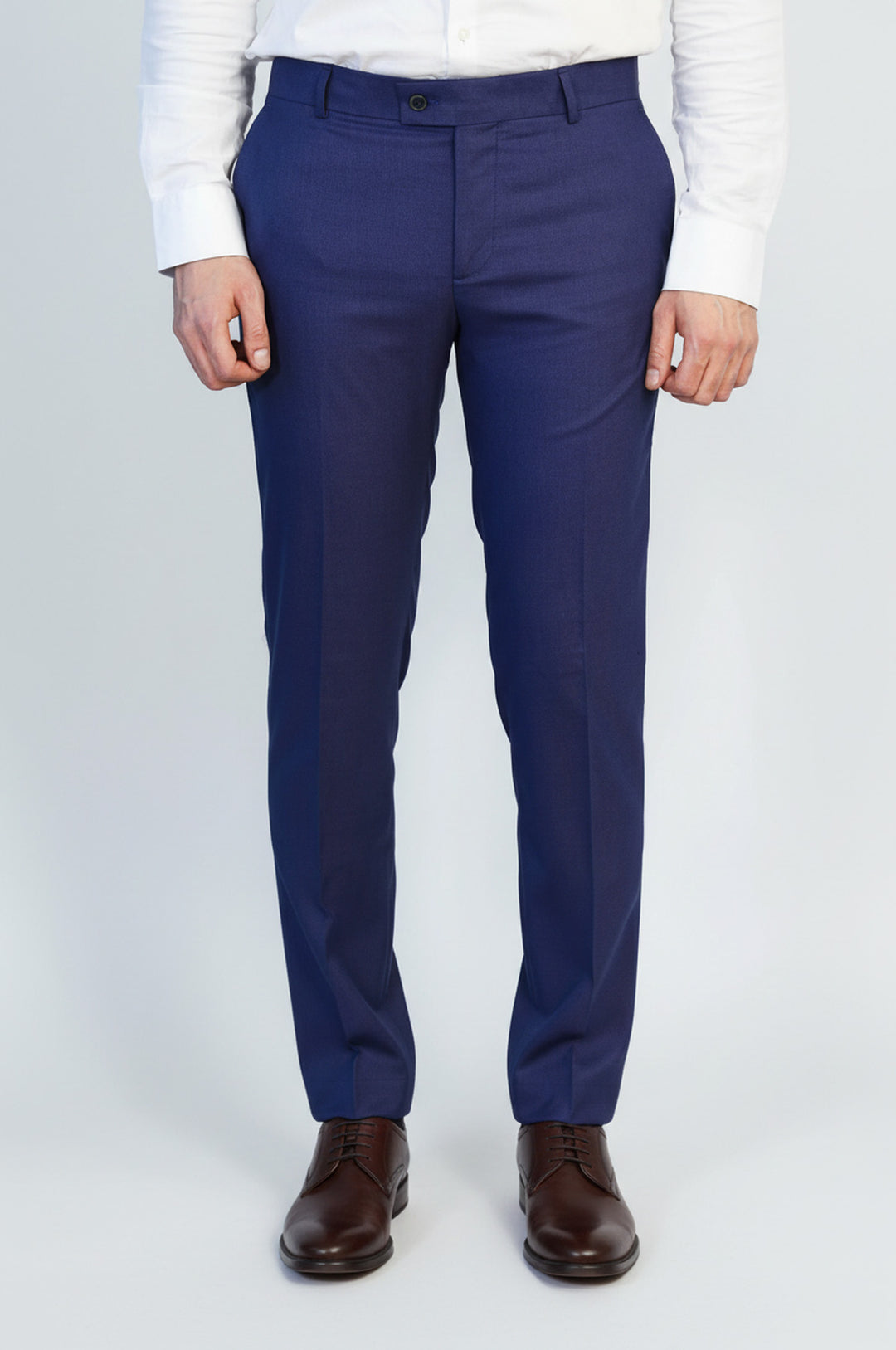 Lacivert Klasik Kesim Kumaş Pantolon - Wessi