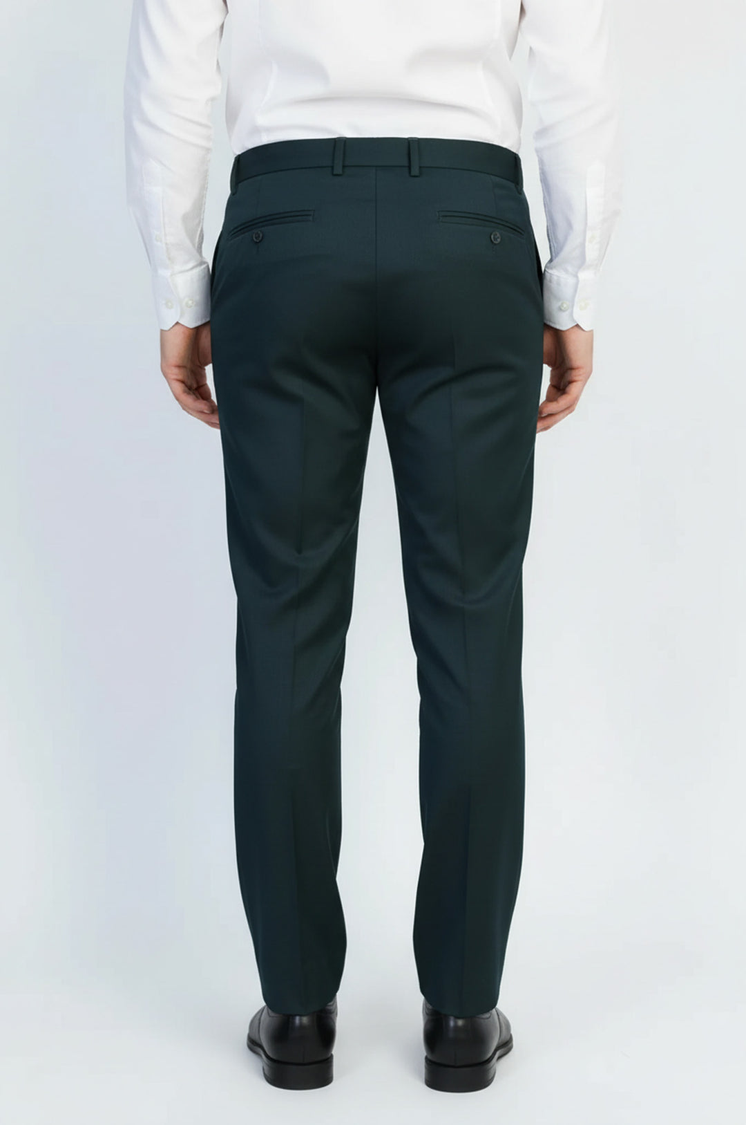 Koyu Yeşil Klasik Kesim Kumaş Pantolon - Wessi